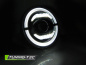 Preview: Voll LED Angel Eyes Scheinwerfer für VW Käfer 47-92 schwarz